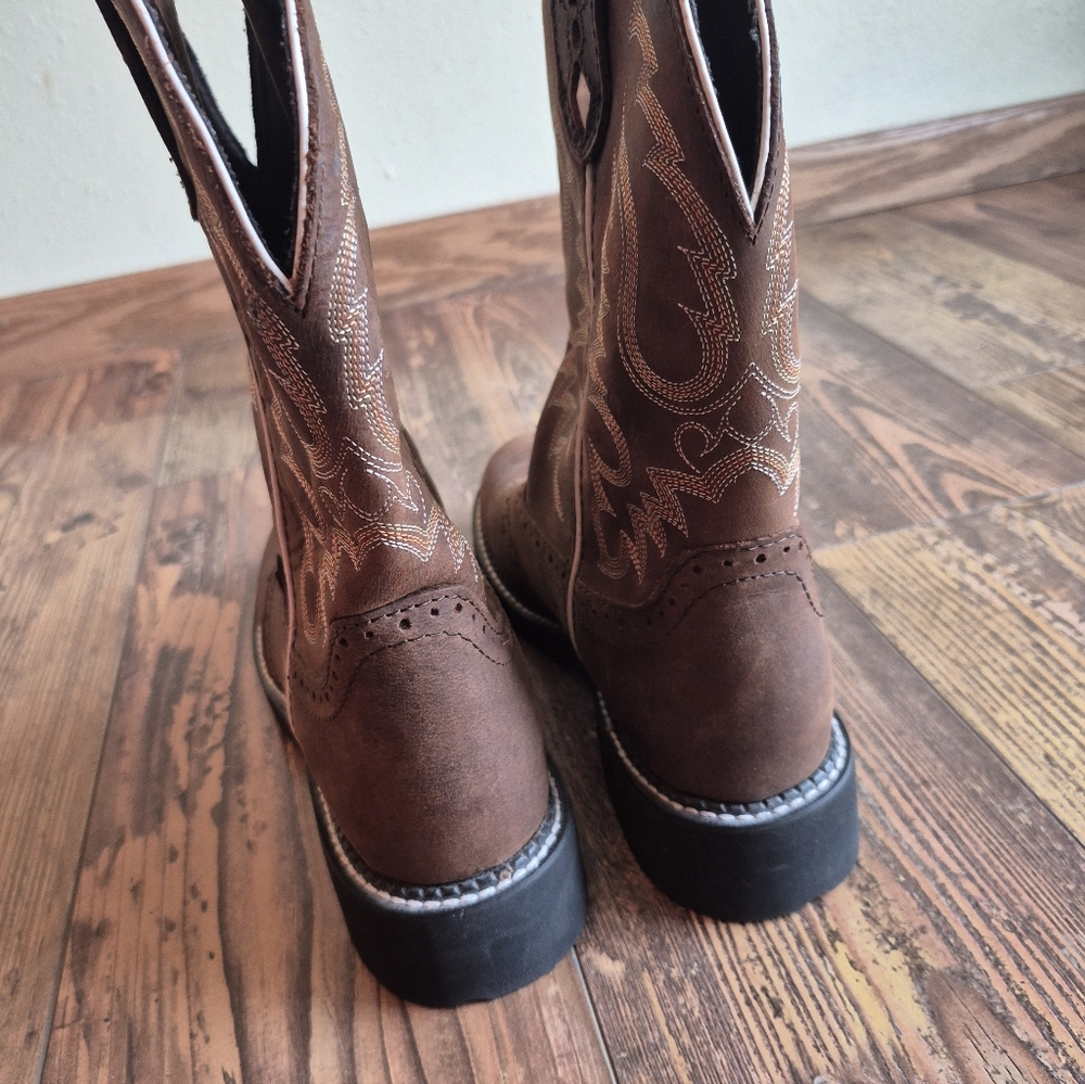 Justin Gypsy Womens Cowboy Boots Size 10 B - Picture 9 of 14